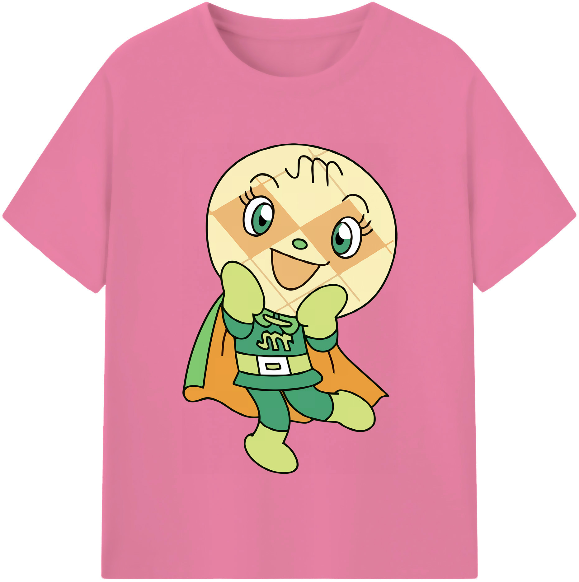 （画像用） アンパンマン Anpanman 綿100％半袖Tシャツ（フロントプリント）